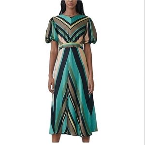 ZARA Multi-Color Stripe Dress. Summer Airy Dress